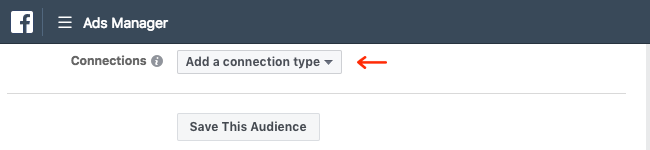 Facebook Ads - Business Manager - Ads Manager - Guided Creation - Create Ad Set - Audience - Connections