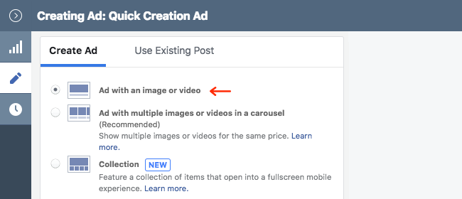 Facebook Ads - Business Manager - Ads Manager - Quick Creation - Edit - Creating Ad - Create Ad - Single Image